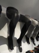 *Pair of Wall Mounted Display Legs with Brushed St