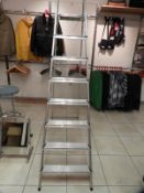 *Set of Aluminium Seven Tread Platform Steps
