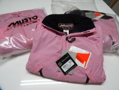 Three Musto Performance Girls Jackets (Pink)