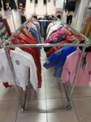 *Polished Chrome Tube & Clip Garment Display Syste