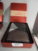 *Levi Brown Leather Wallet