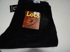 *Lois Dallas Jumbo Cords (Navy Blue) Size: 34/30