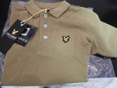 Lyle & Scott Junior Polo Shirt (Bay Green) Size: 4