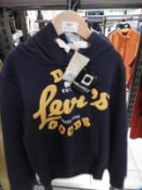 Levi Childs Hoodie Top (Blue) Size: 8 Years