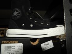 Pair of Converse Shoes (as per photograph) Size: 2
