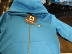 Lyle & Scott Junior Hoodie (Blue) Size: 10-11 Year