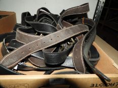 *Twenty Four Black Leather Belts