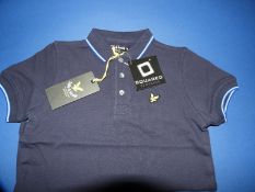 Lyle & Scott Junior Polo Shirt (Navy Blue) Size: 8