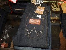 *Wrangler Ben Regular Anti Fit Blue Denim Jeans Si