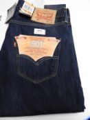 *Levi 501 Denim Jeans Size: 30/34