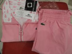 Lacoste Girls Tracksuit Size: 16 Years