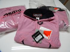 Three Musto Performance Girls Jackets (Pink)
