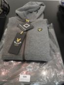 Lyle & Scott Junior Hoodie (Grey) Size: 5-6 Years