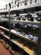 *Bay of Boltless Metal Shelving in Gray Hammered F