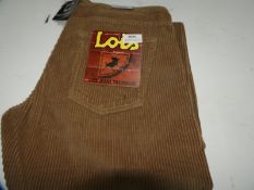 *Lois Dallas Jumbo Cord (Dark Sand) Size: 33/30
