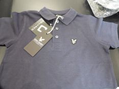 Lyle & Scott Junior Polo Shirt (Navy Blue) Size: 8