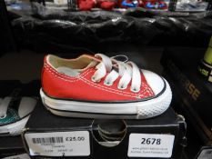 *Pair of Converse Shoes (as per photograph) Size: