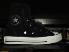 Pair of Converse Shoes (as per photograph) Size: 2