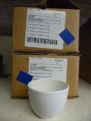 Two Boxes of Six Alchemy 8oz Sugar Bowls