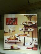 Four Tier Buffet Server