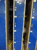 Four Compartment Metal Locker
