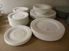 Mixed Lot of White China Saucers, Bowls and Plates