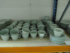 Fifty Green Teacups and Saucers