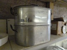 Large Double Pan Steamer