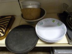 Mixed Lot of Aluminium Bowls, Plastic Trays and Bo