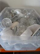 White Ramekins, Sauce Boats and Glass Jars