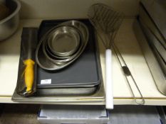 Mixed Lot of Serving Dishes, Trays and KItchen Ute