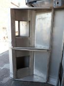 Large Stainless Steel Extractor Fan Cover 181x125x