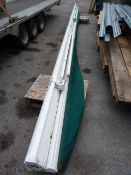 6m Remote Controlled Green Canvas Shop Awning