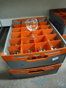 Two Boxes of 24 Wine Glasses