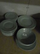 Mixed Lot of Green Plates and Bowls
