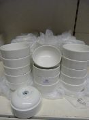Sixty White Stacking Sugar Bowls