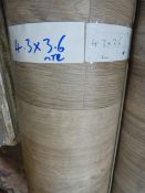 Roll of Wood Effect Lino 4.3x3.6m