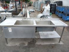 Large Double Sink Unit