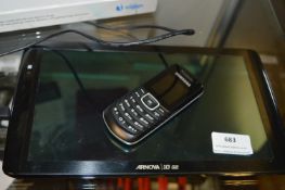 *Arnova Tablet and Samsung Telephone