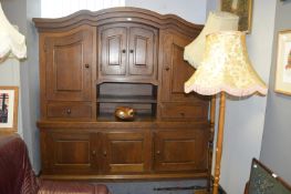 Solid Oak Retro Wall Unit