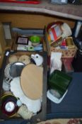 Three Boxes of Assorted Household Goods, Kitchenwa