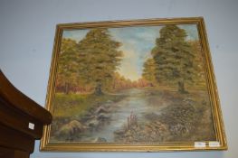 Oil on Canvas by WJ Jollie 1926