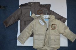 *Two Baby Sea Boys Playtime Winter Jackets Size: 12-18 Months
