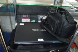 Toshiba Laptop with Case and Accessories