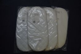 *Four Small Kidtex Foam Moses Basket Mattresses