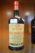Bottle of Yellow Label Almeida 1966 Ruby Port