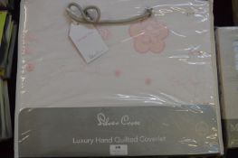 *Silver Cross Luxury Hand Quilted Coverlet (Pink)