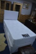 Single Divan Bed with Mattress