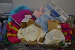 *Basket of Baby Hats, Gloves, etc.