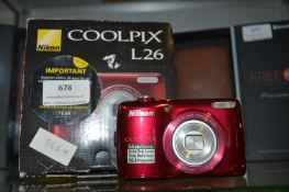 Nikon Coolpix L26 Digital Camera